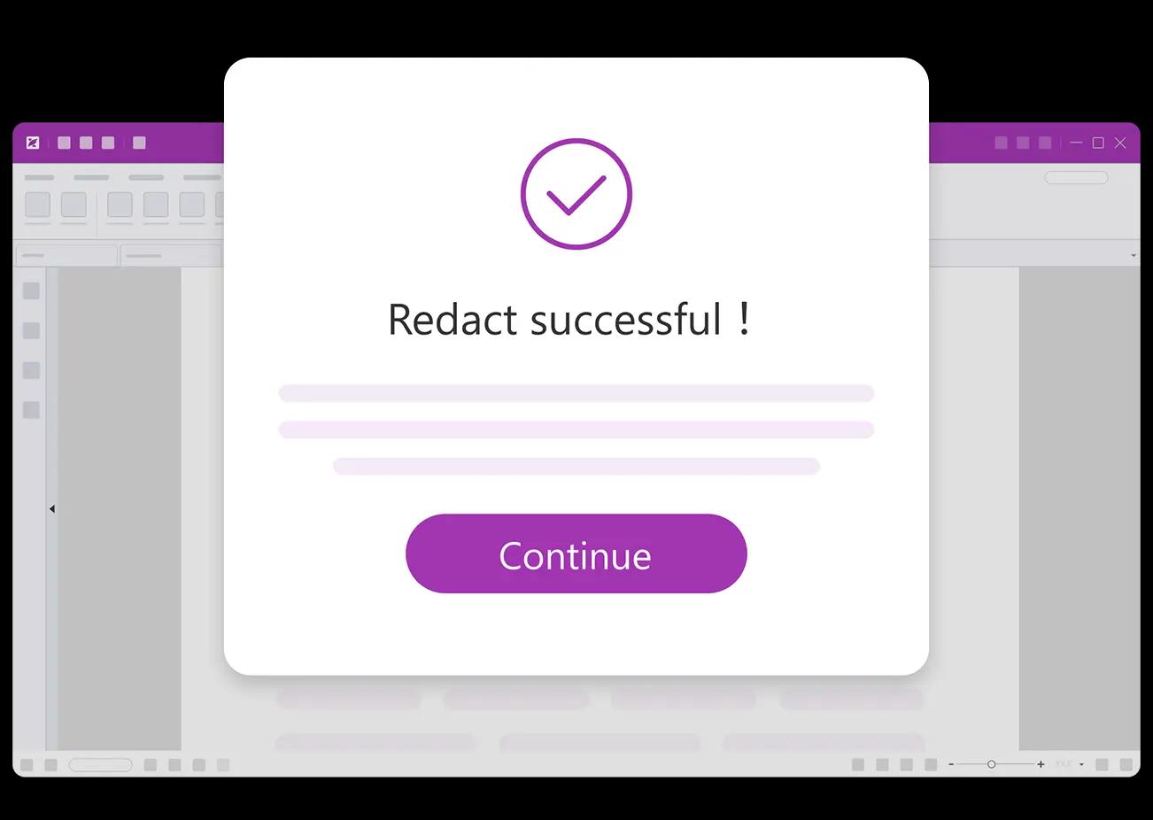 AI Smart Redact Feature